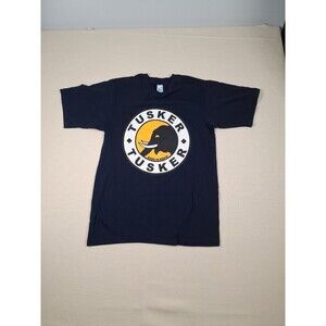 Tusker Beer/Brewery Kenya Navy Blue T-Shirt-"Baada ya Kazi" (After Work)-SZ MED